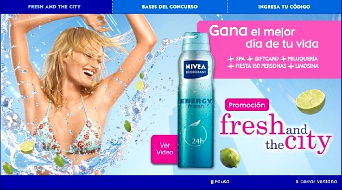 Sitio Nivea Fresh and City